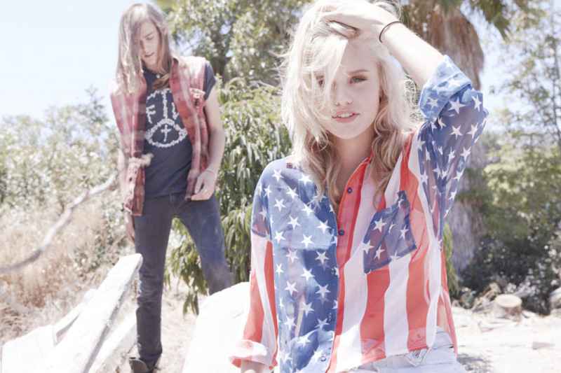 Brooke Perry featured in  the UNIF lookbook for Summer 2011