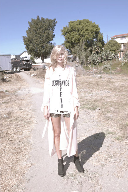 Brooke Perry featured in  the UNIF lookbook for Summer 2011