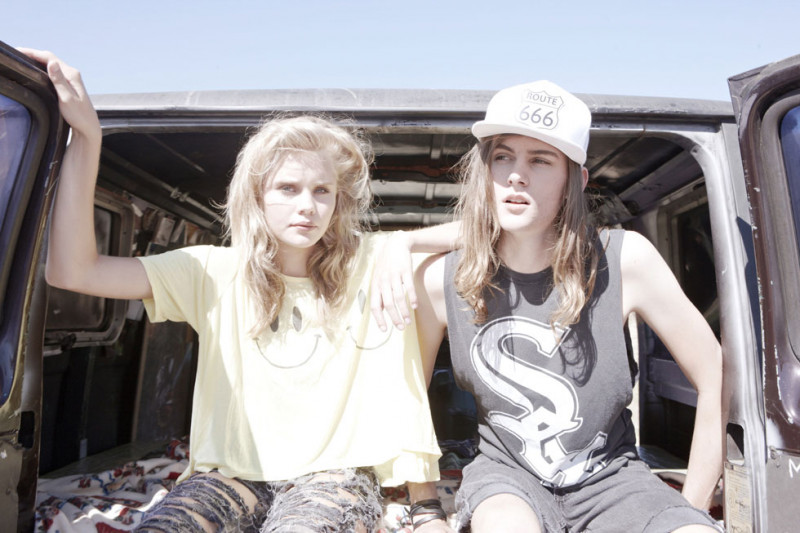 Brooke Perry featured in  the UNIF lookbook for Summer 2011