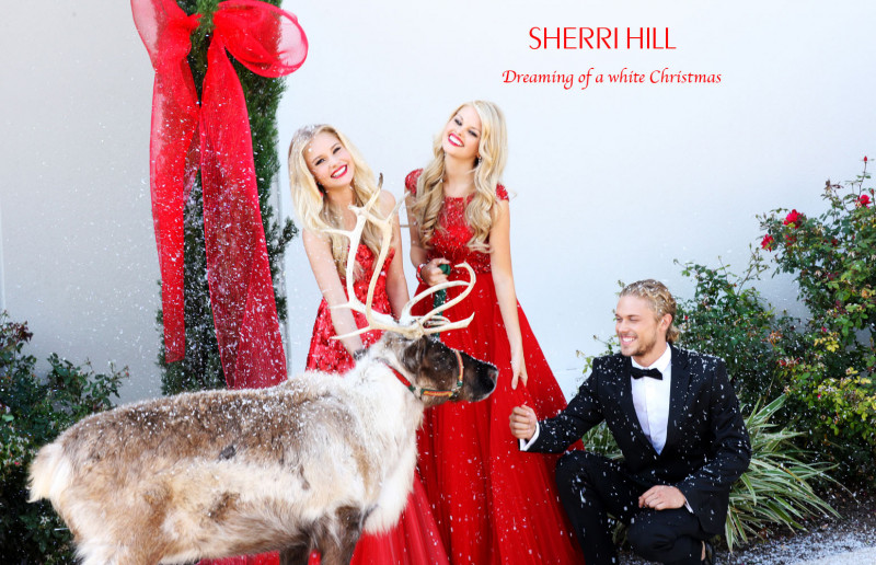 Brooke Perry featured in  the Sherri Hill catalogue for Winter 2012