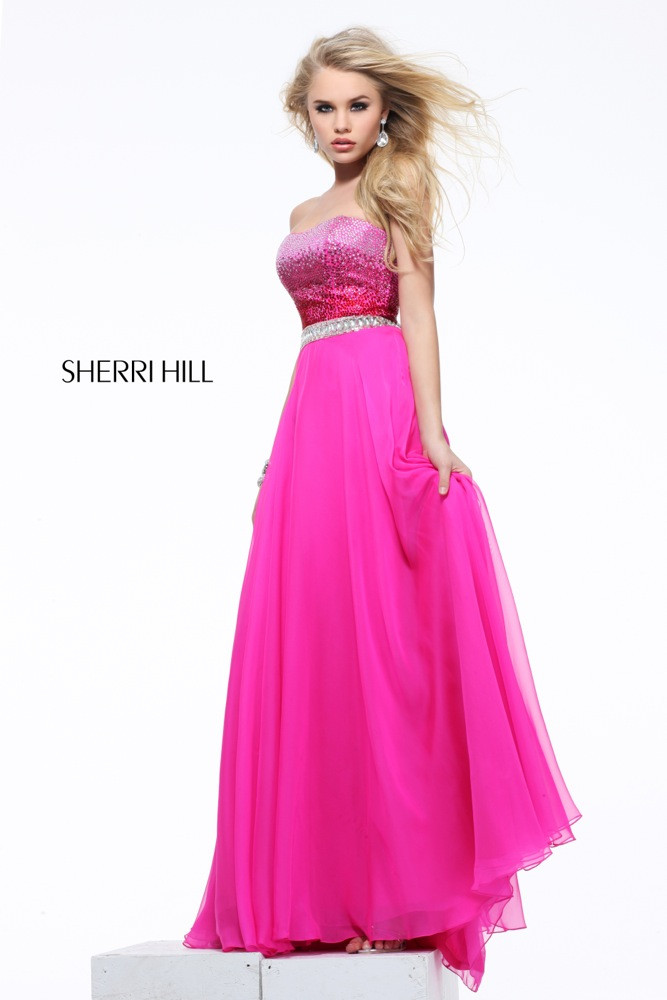 Brooke Perry featured in  the Sherri Hill catalogue for Winter 2012