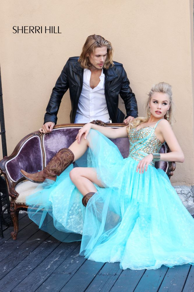 Brooke Perry featured in  the Sherri Hill catalogue for Winter 2012