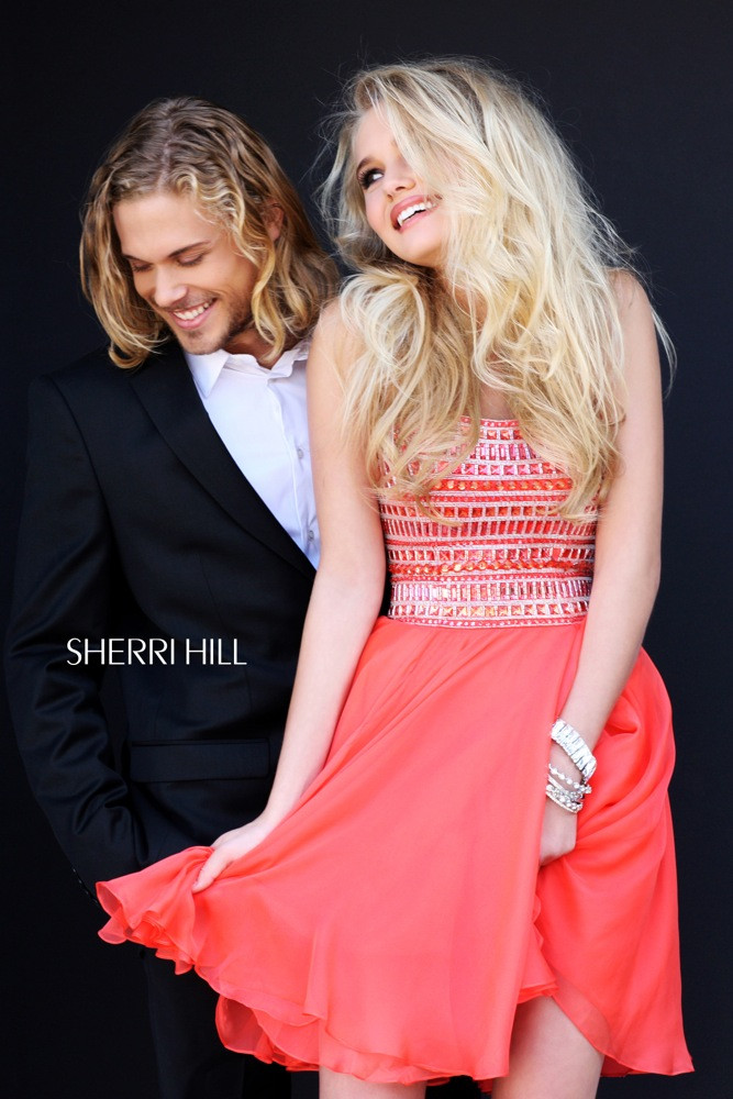 Brooke Perry featured in  the Sherri Hill catalogue for Winter 2012