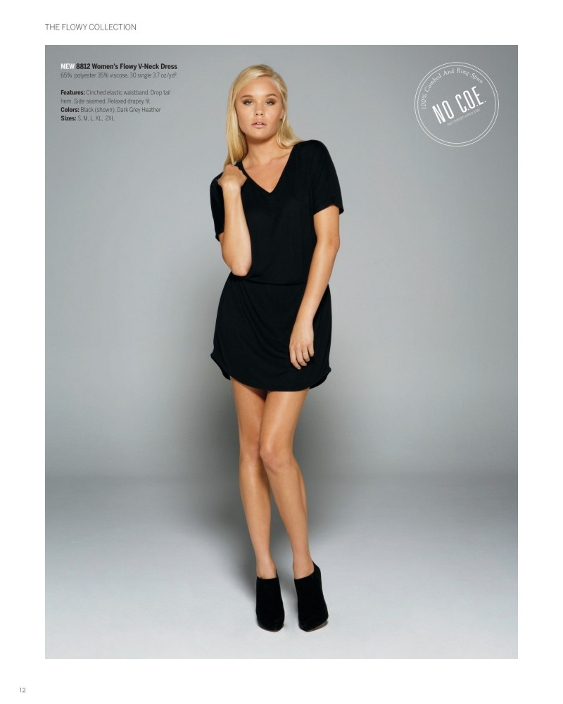 Brooke Perry featured in  the Bella + Canvas lookbook for Spring/Summer 2013