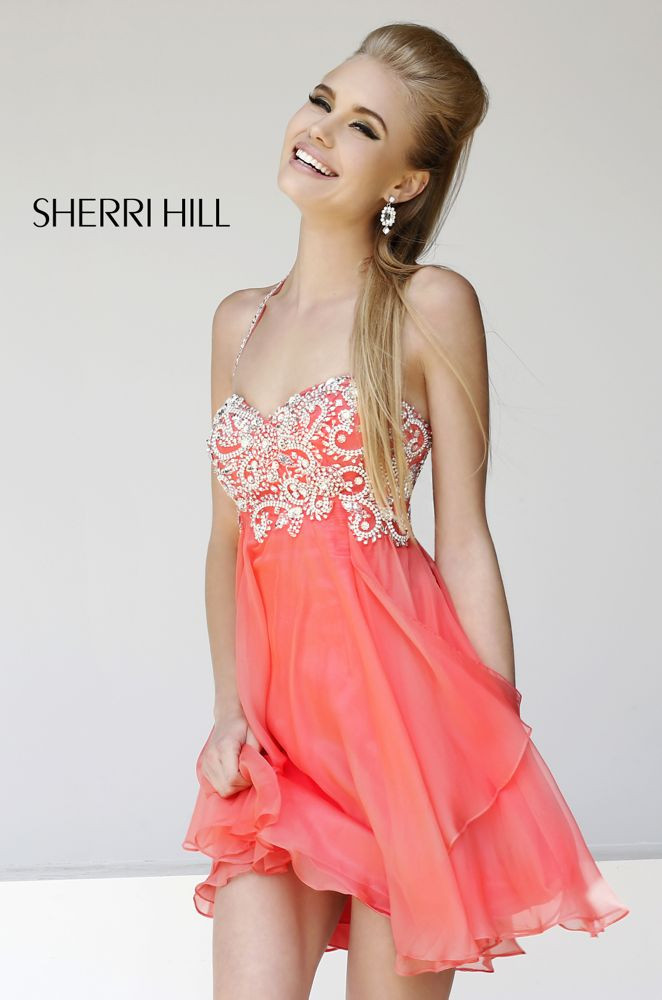 Brooke Perry featured in  the Sherri Hill catalogue for Summer 2013