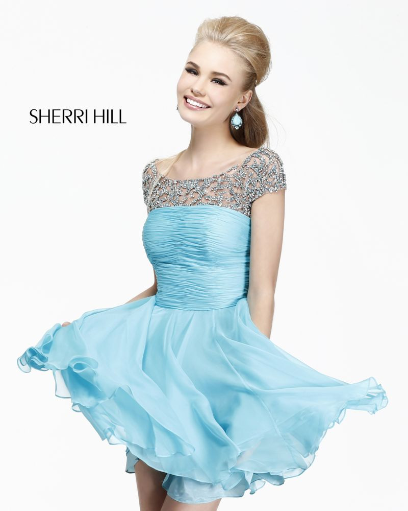 Brooke Perry featured in  the Sherri Hill catalogue for Summer 2013