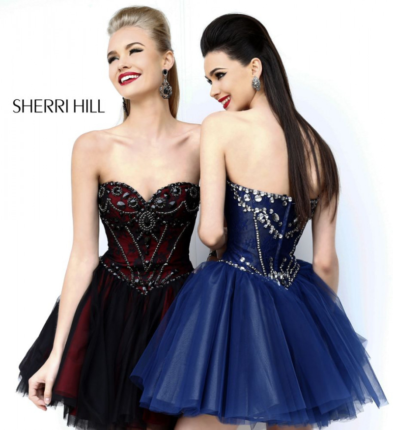 Brooke Perry featured in  the Sherri Hill catalogue for Summer 2013