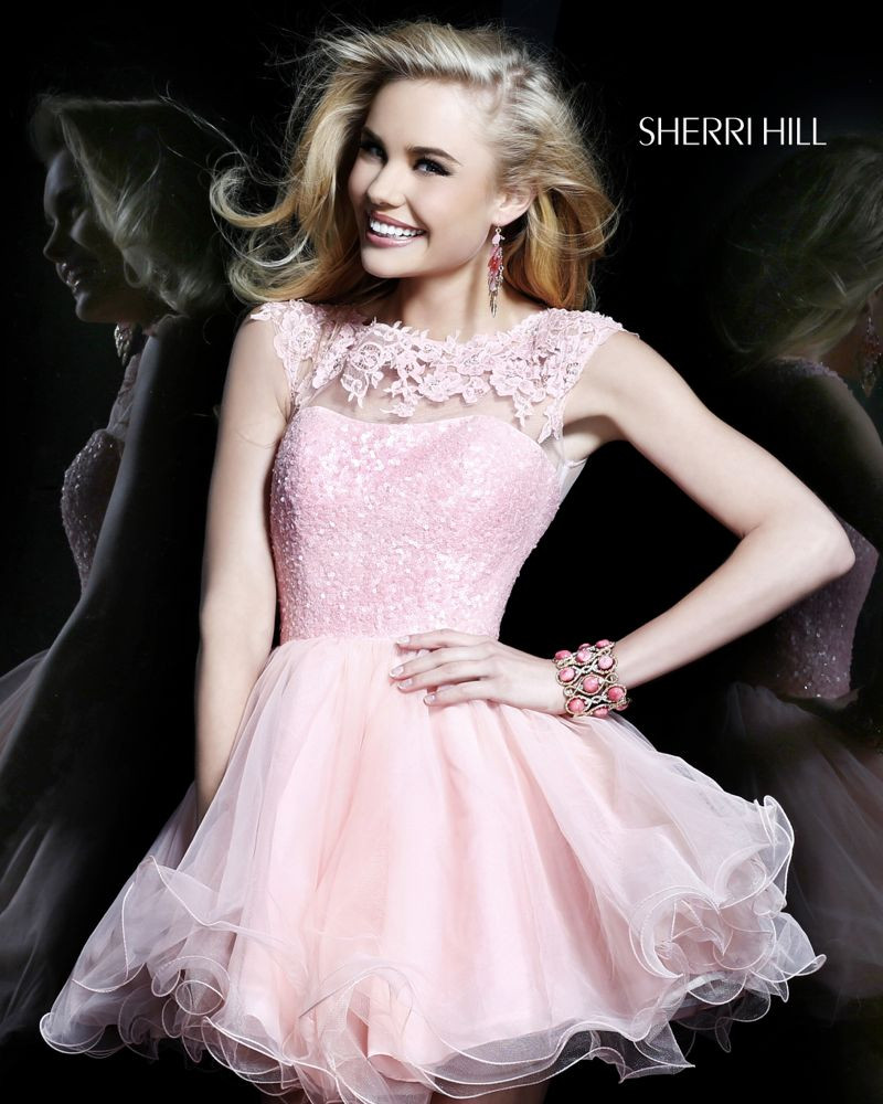 Brooke Perry featured in  the Sherri Hill catalogue for Summer 2013