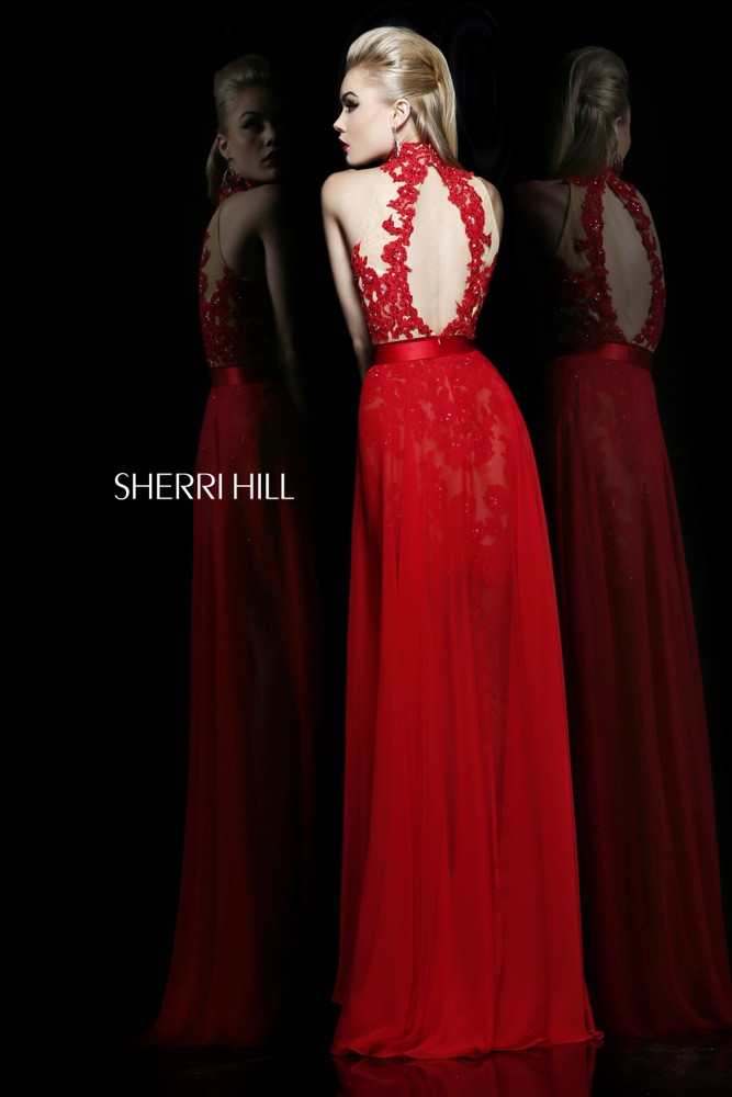 Brooke Perry featured in  the Sherri Hill catalogue for Summer 2013