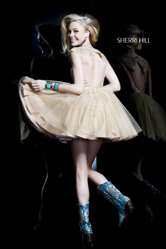 Brooke Perry featured in  the Sherri Hill catalogue for Summer 2013
