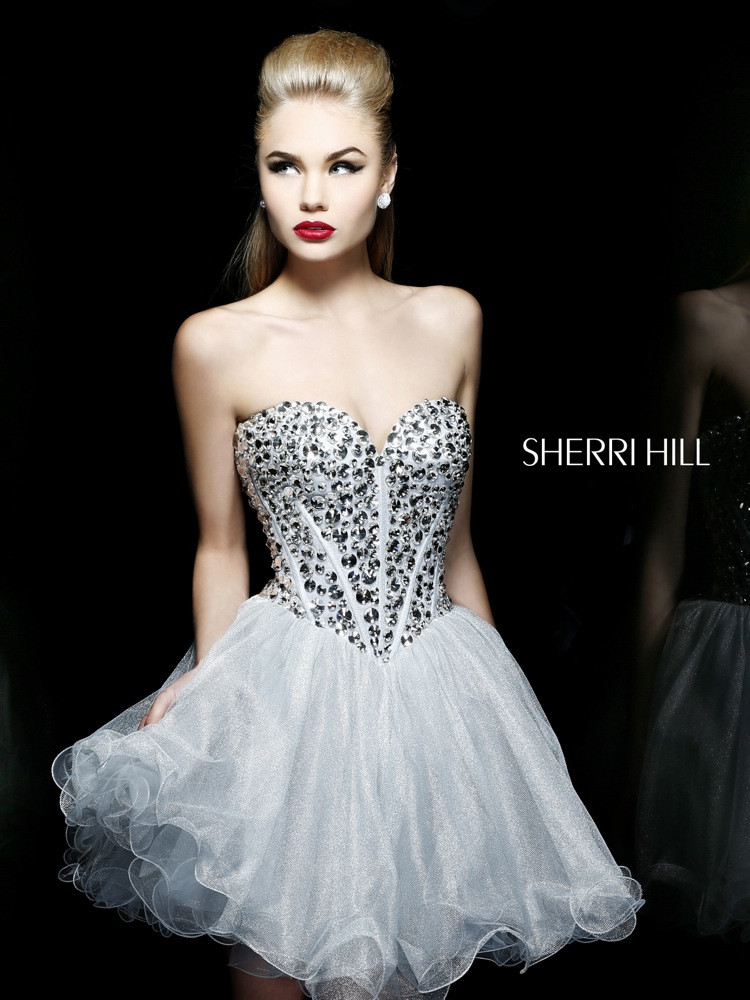 Brooke Perry featured in  the Sherri Hill catalogue for Summer 2013