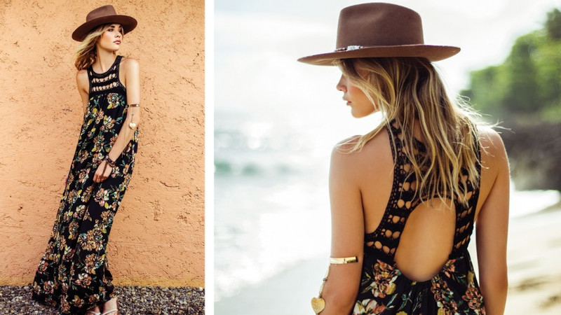 Brooke Perry featured in  the O\'Neill lookbook for Spring/Summer 2015