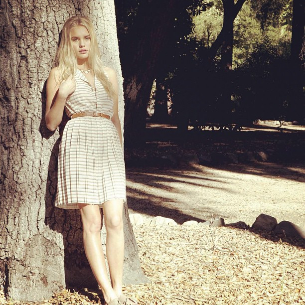 Brooke Perry featured in  the Willow &  Clay lookbook for Spring/Summer 2012