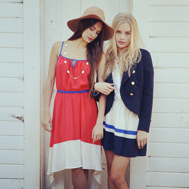 Brooke Perry featured in  the Willow &  Clay lookbook for Spring/Summer 2012