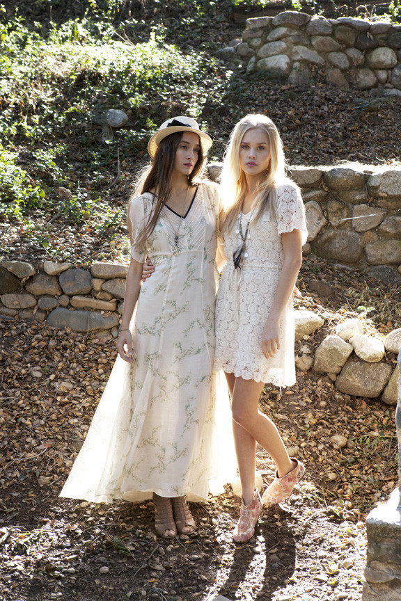 Brooke Perry featured in  the Willow &  Clay lookbook for Spring/Summer 2012