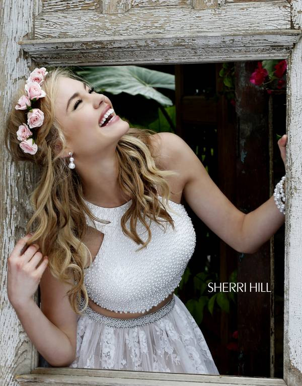 Brooke Perry featured in  the Sherri Hill catalogue for Spring/Summer 2015