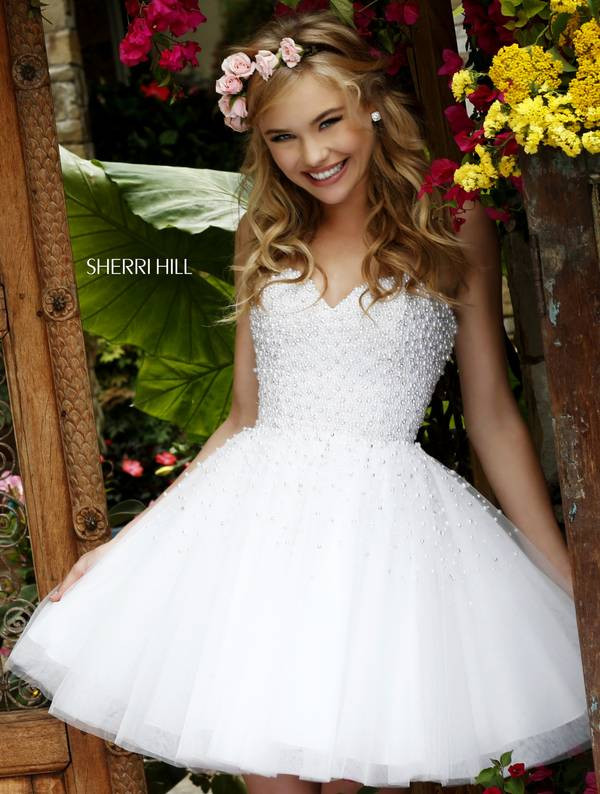 Brooke Perry featured in  the Sherri Hill catalogue for Spring/Summer 2015