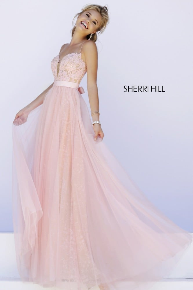 Brooke Perry featured in  the Sherri Hill catalogue for Spring/Summer 2015