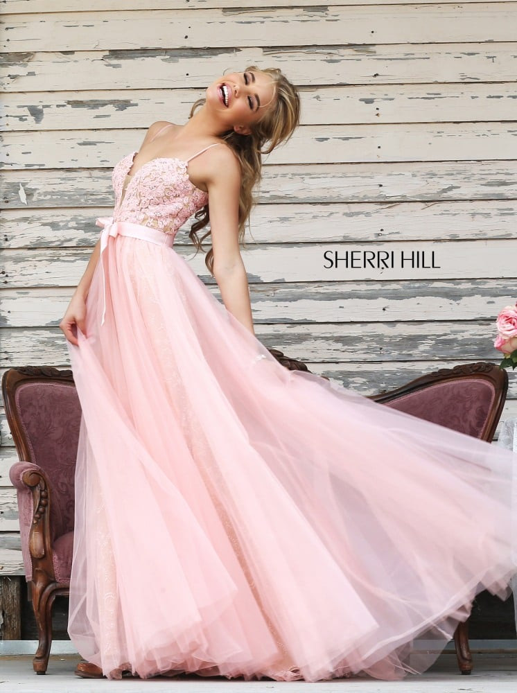 Brooke Perry featured in  the Sherri Hill catalogue for Spring/Summer 2015