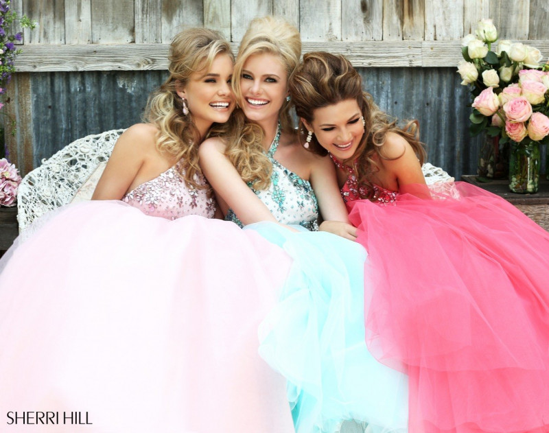 Brooke Perry featured in  the Sherri Hill catalogue for Spring/Summer 2015