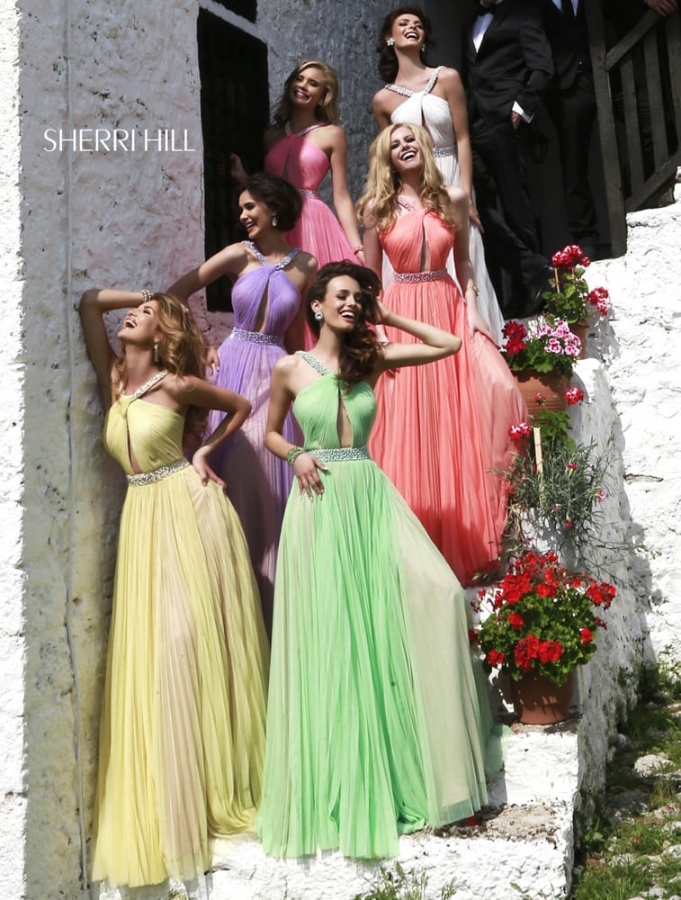 Brooke Perry featured in  the Sherri Hill catalogue for Spring/Summer 2015