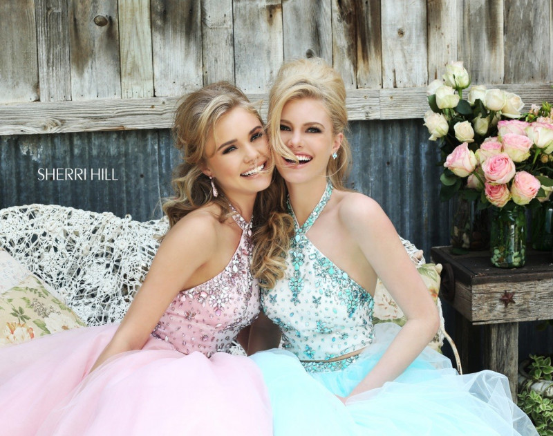 Brooke Perry featured in  the Sherri Hill catalogue for Spring/Summer 2015