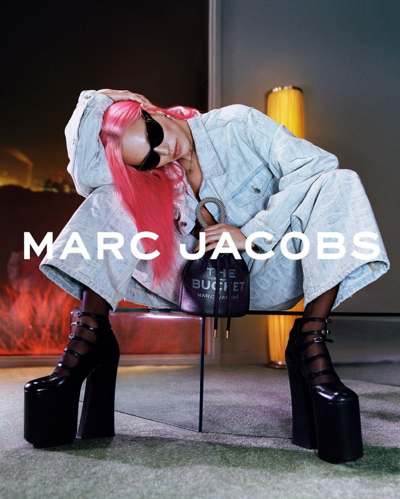 Kate Moss featured in  the Marc Jacobs advertisement for Winter 2022