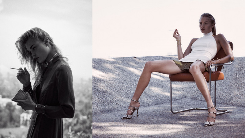 Brooke Perry featured in  the Stone Cold Fox lookbook for Autumn/Winter 2015