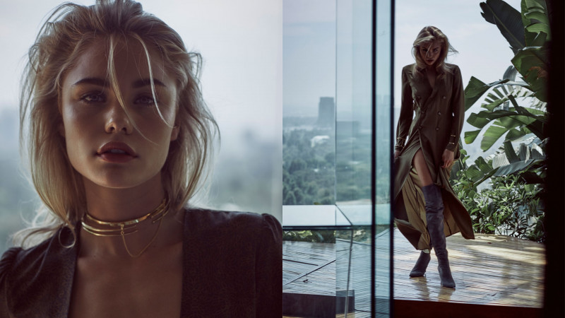 Brooke Perry featured in  the Stone Cold Fox lookbook for Autumn/Winter 2015