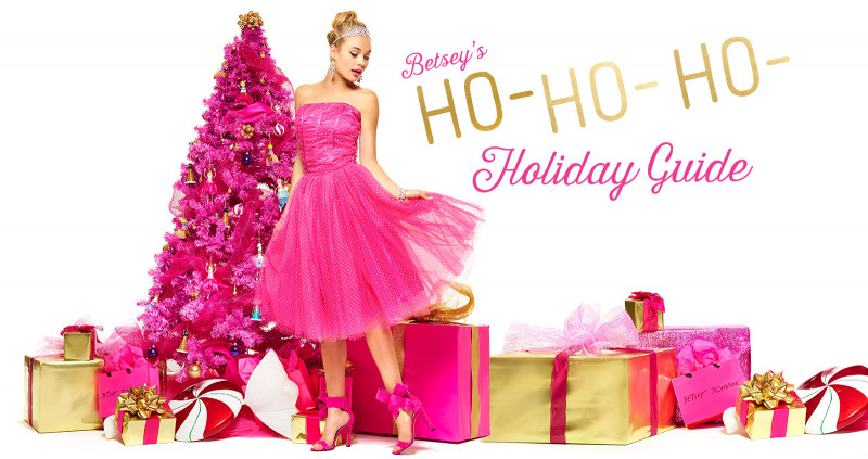 Brooke Perry featured in  the Betsey Johnson advertisement for Holiday 2015