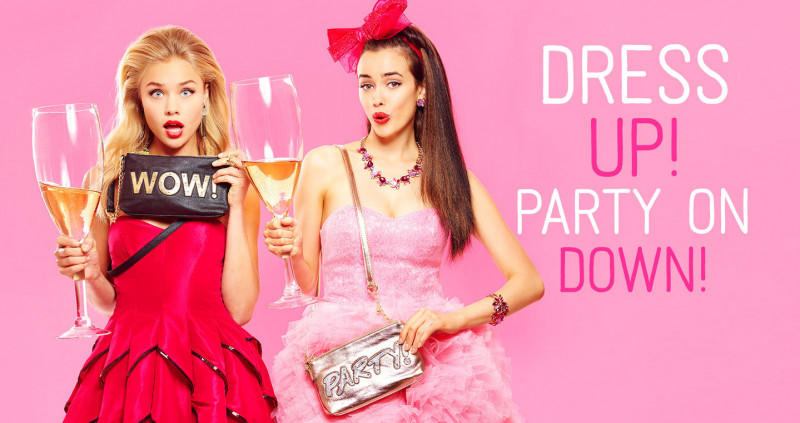 Brooke Perry featured in  the Betsey Johnson advertisement for Holiday 2015