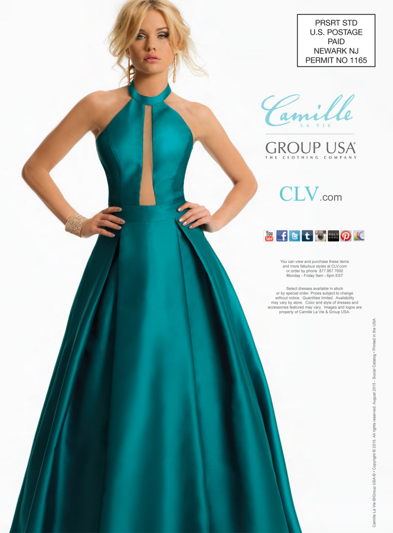 Brooke Perry featured in  the Camille La Vie advertisement for Fall 2015