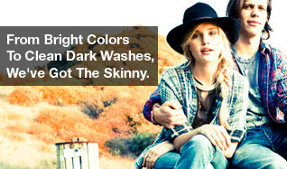 Brooke Perry featured in  the Silver Jeans advertisement for Autumn/Winter 2012