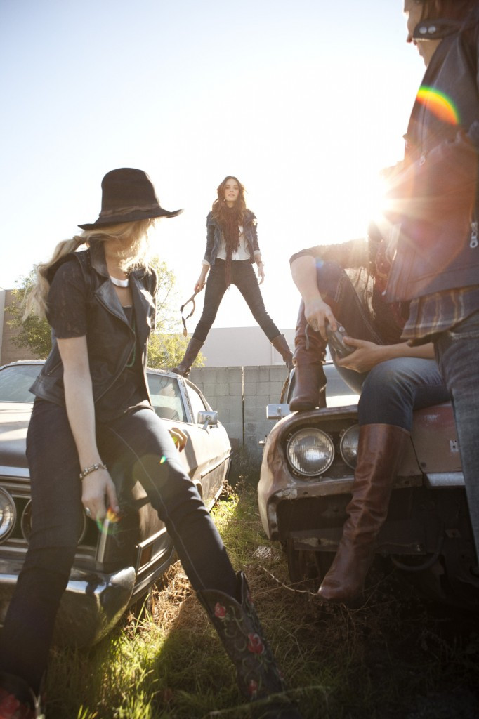 Brooke Perry featured in  the Silver Jeans advertisement for Autumn/Winter 2012