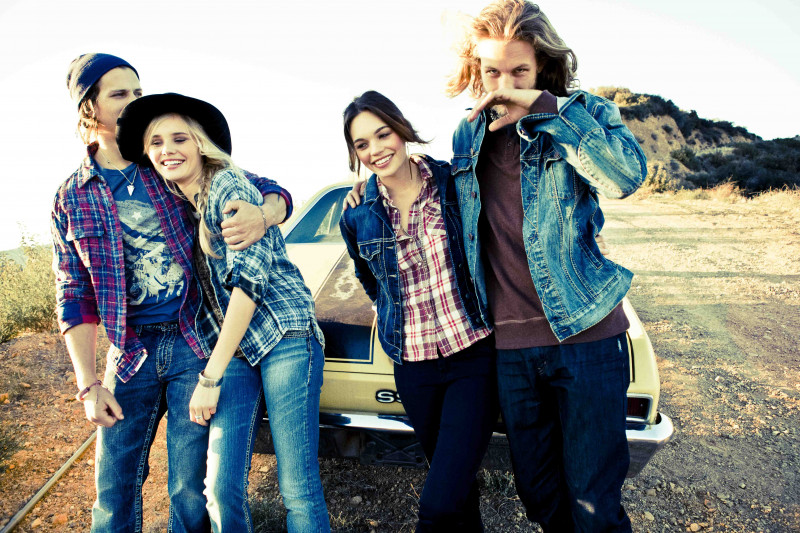 Brooke Perry featured in  the Silver Jeans advertisement for Autumn/Winter 2012