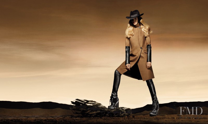 Maryna Linchuk featured in  the Derek Lam advertisement for Autumn/Winter 2010