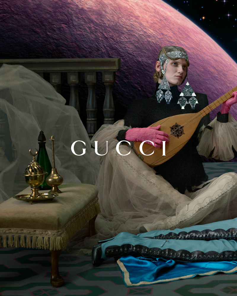 Gucci Gucci Cosmogonie Cruise 2023 Campaign advertisement for Cruise 2023