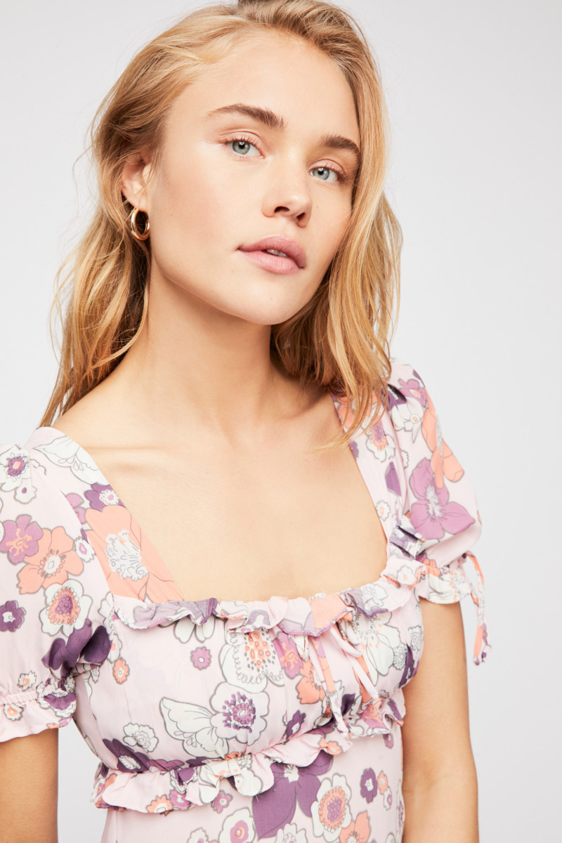 Brooke Perry featured in  the Free People catalogue for Summer 2018