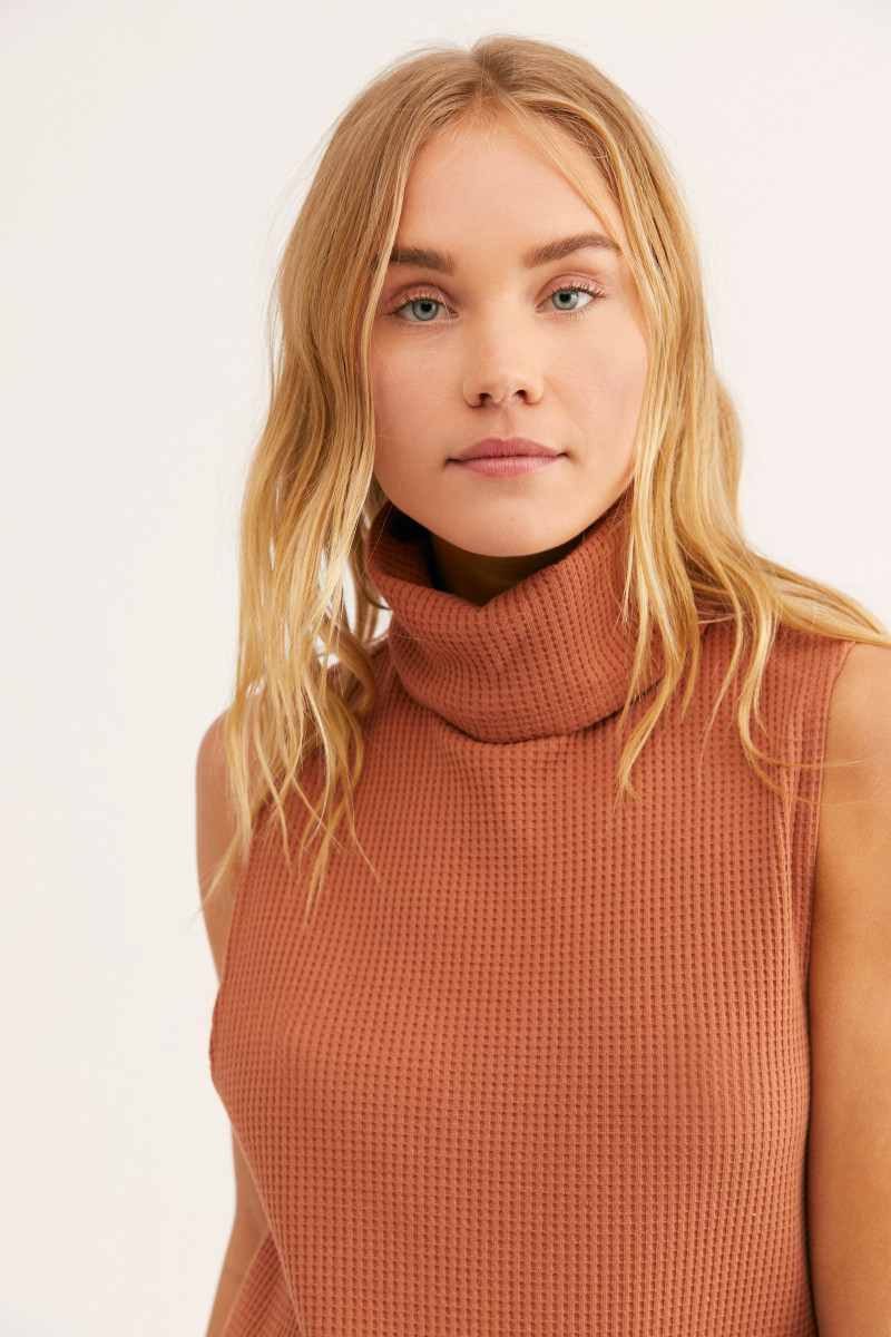 Brooke Perry featured in  the Free People catalogue for Winter 2018