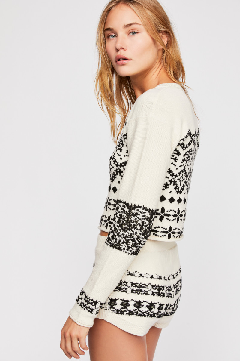 Brooke Perry featured in  the Free People catalogue for Winter 2018