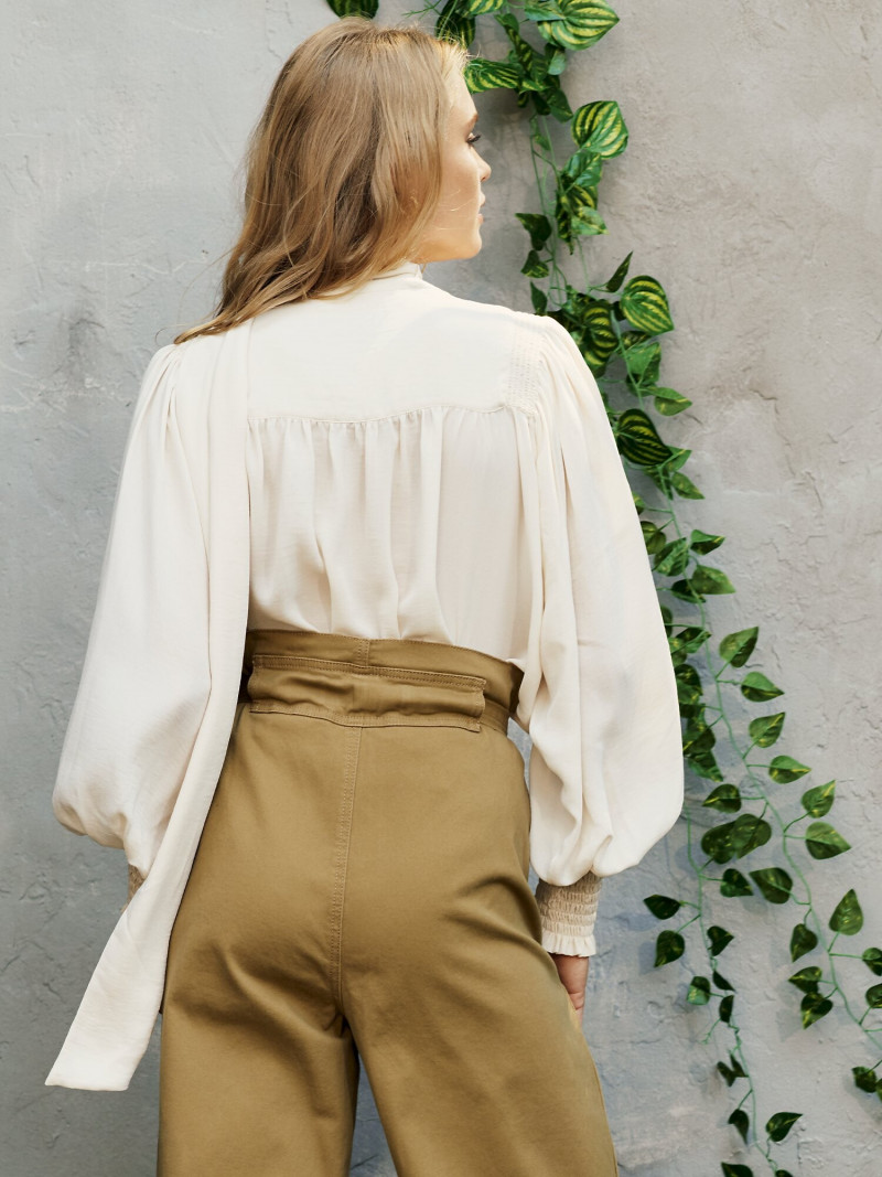 Brooke Perry featured in  the Happy x Nature catalogue for Autumn/Winter 2019