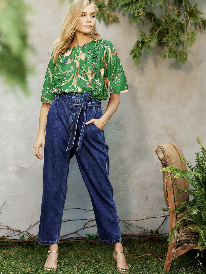 Brooke Perry featured in  the Happy x Nature catalogue for Autumn/Winter 2019