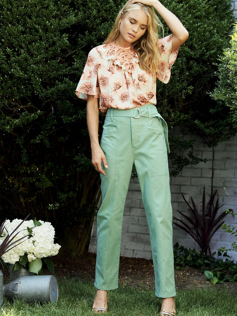 Brooke Perry featured in  the Happy x Nature catalogue for Autumn/Winter 2019