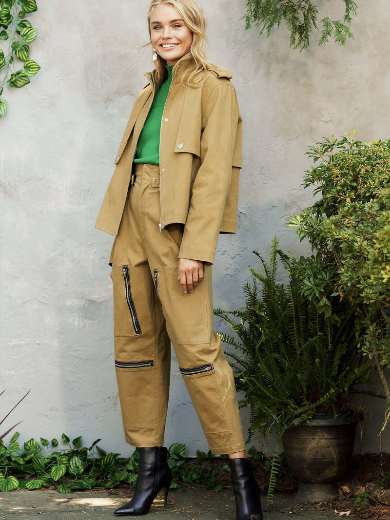 Brooke Perry featured in  the Happy x Nature catalogue for Autumn/Winter 2019