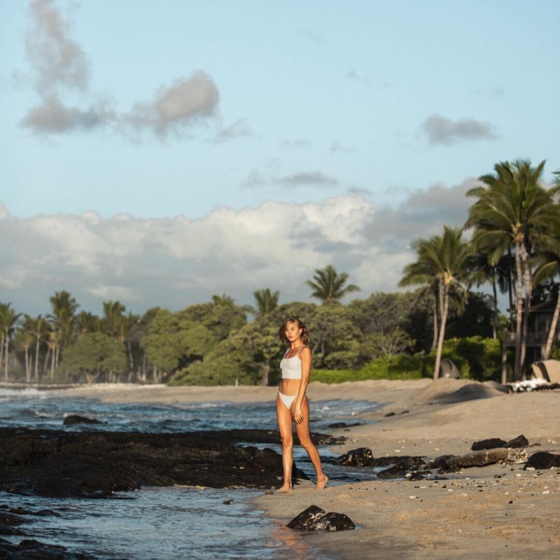 Brooke Perry featured in  the Tori Praver Swimwear lookbook for Spring/Summer 2019