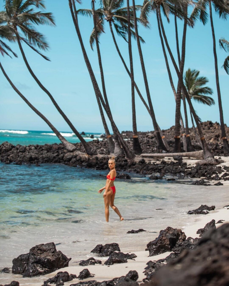 Brooke Perry featured in  the Tori Praver Swimwear lookbook for Spring/Summer 2019