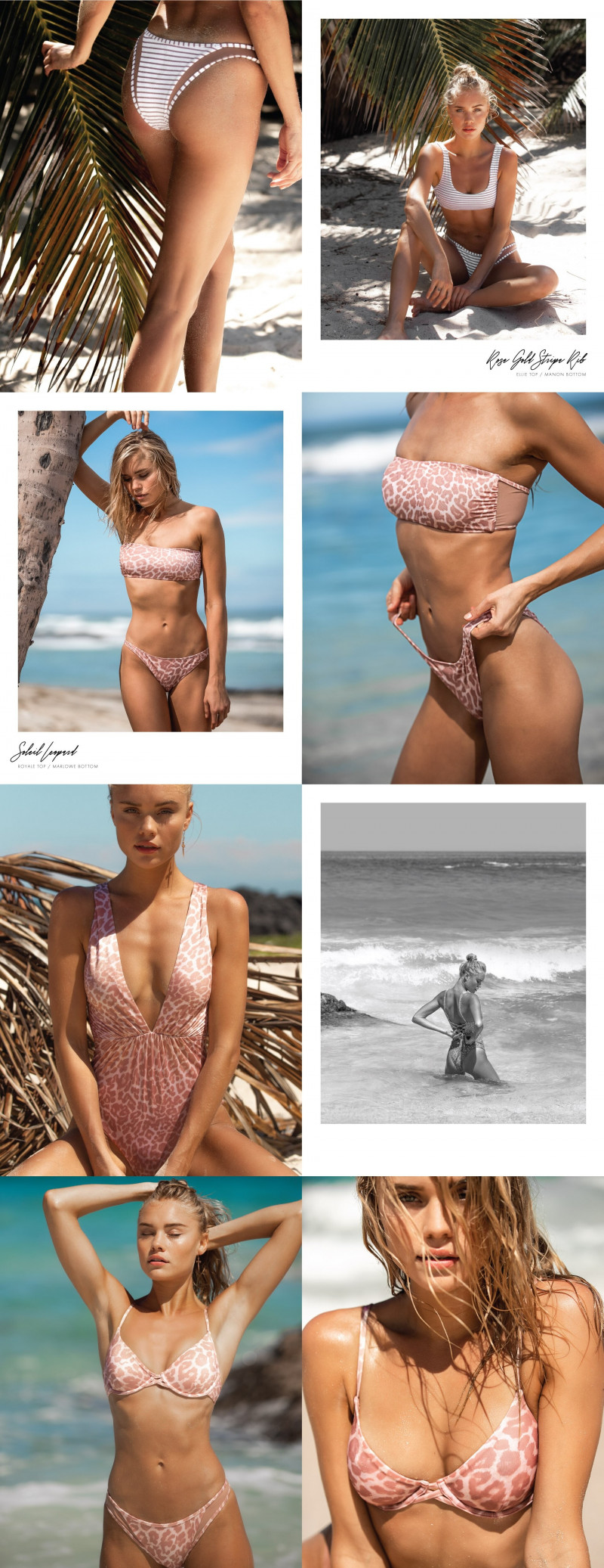 Brooke Perry featured in  the Tori Praver Swimwear lookbook for Spring/Summer 2019