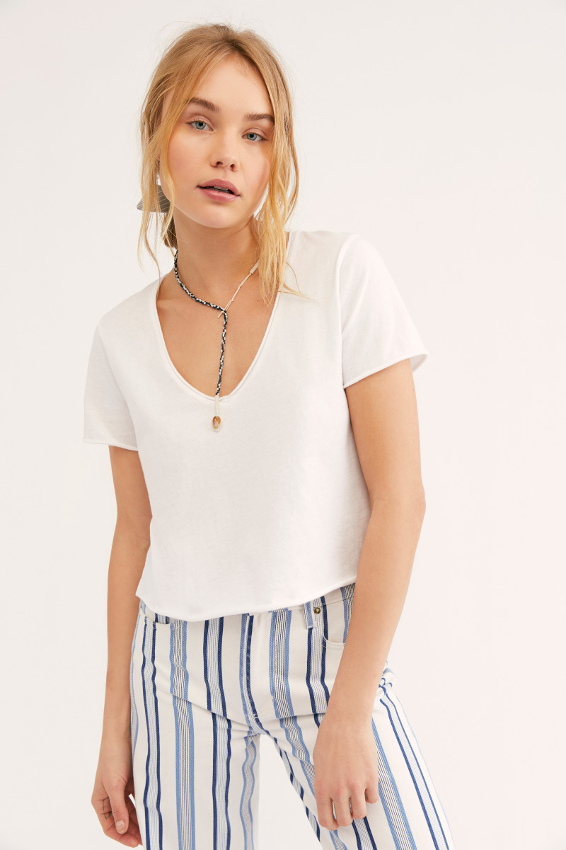 Brooke Perry featured in  the Free People catalogue for Summer 2019