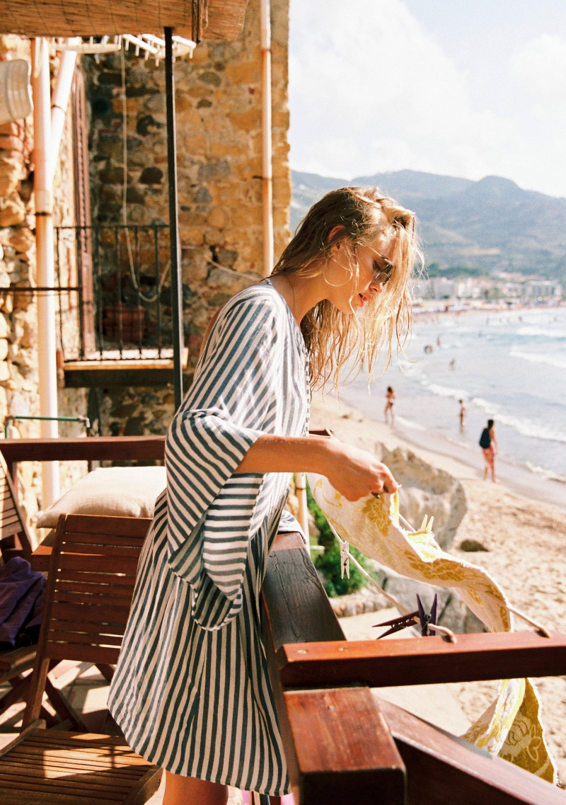 Brooke Perry featured in  the Auguste The Label lookbook for Spring/Summer 2019