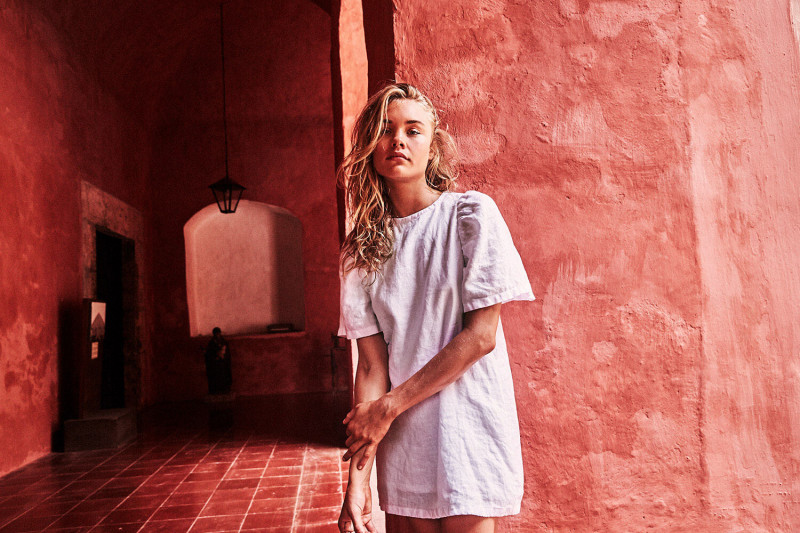 Brooke Perry featured in  the Rowie the Label lookbook for Spring 2019